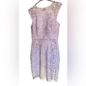 Adelyn Rae Lavender Lace Ombre Dress. Tight fitting. Perfect spring dress.